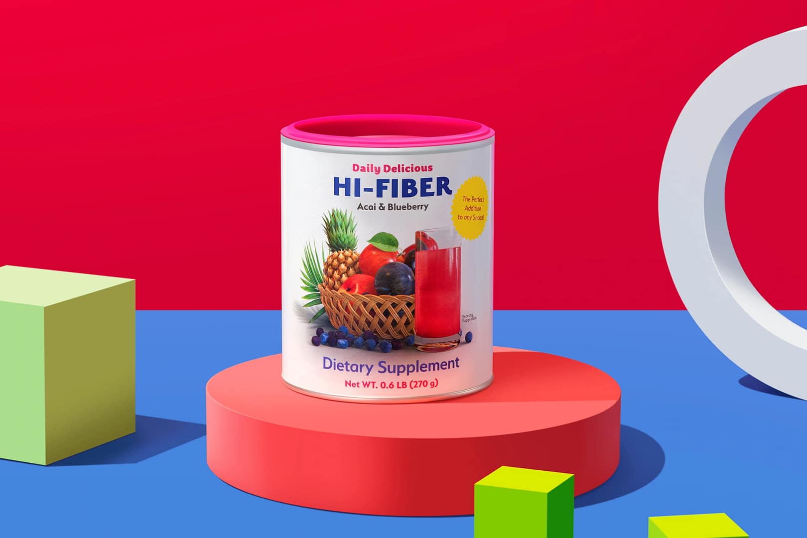 Daily Delicious Hi-Fiber Acai & Blueberry - Image 3